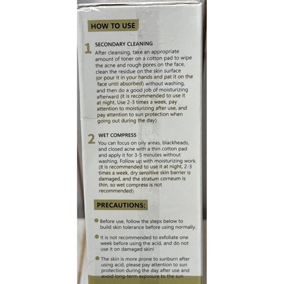 Facial Skincare Toner Resurfacing Solution Improve Acne Aging 100ml READ DESCRIP - Picture 3 of 7